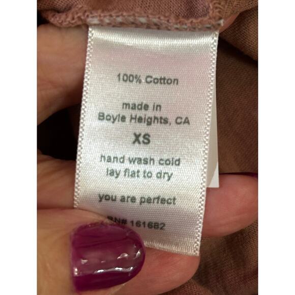 Perfectwhitetee Margot tank, XS, mauve, relaxed, effortless, minimalist - Picture 4 of 4